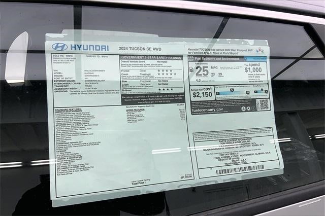 2024 Hyundai Tucson SE AWD